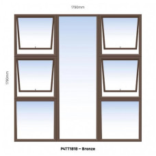 WINDOW ALUM BRZ P4TT1818